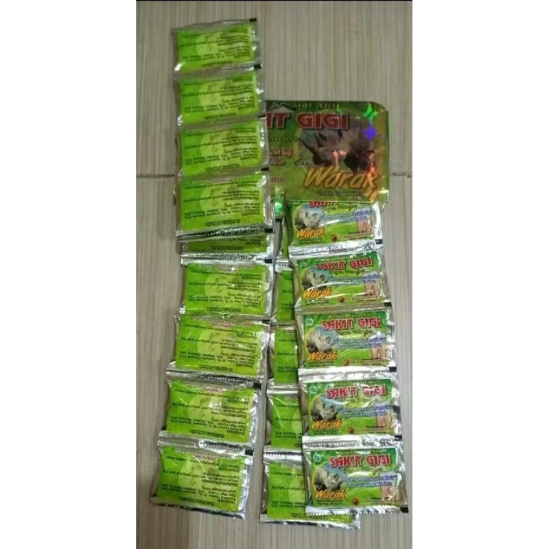 Warak Kapsul Sakit Gigi Dan Gusi Original