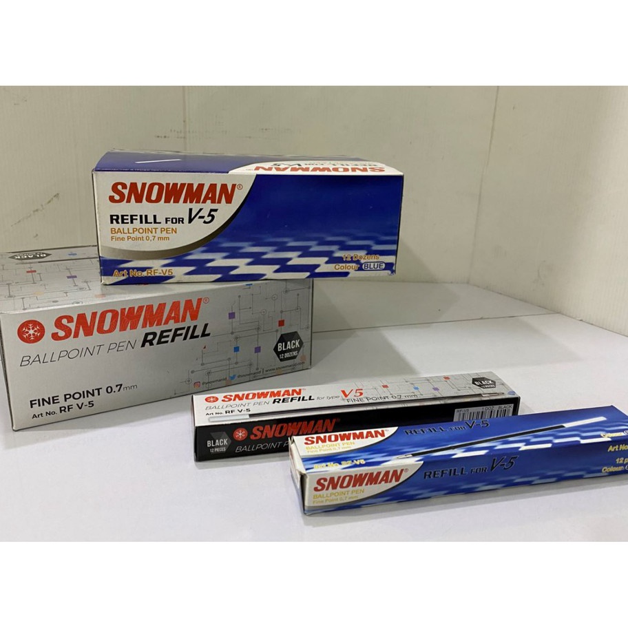 

SPESIAL DISCOUNT Refill Isi pen Snowman V5 Per lusin