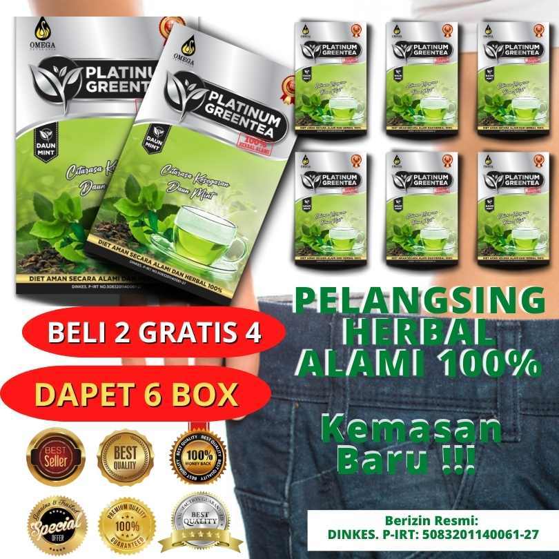 

PENGHILANG LEMAK BADAN DAN PERUT BUNCIT AMAN HALAL PLATINUM GREENTEA