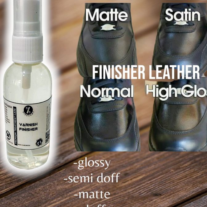 Boom Clear Fsher Cat Sepatu Cat Akrilik Vernish untuk Leather Kulit Sepatu Tas