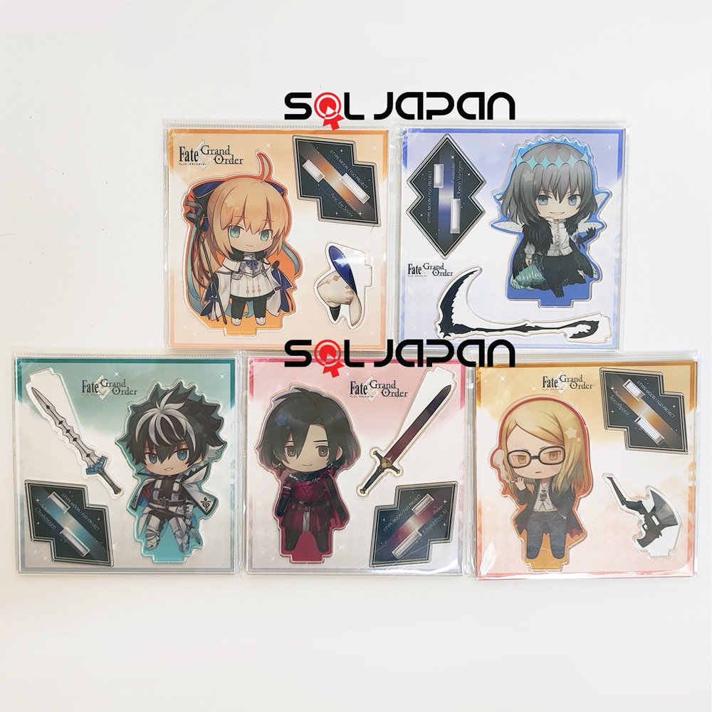 Fate Grand Order FGO Charatoria Acrylic Stand Oberon Tonelico Aesc Charlemagne Constantine XI Tezcat