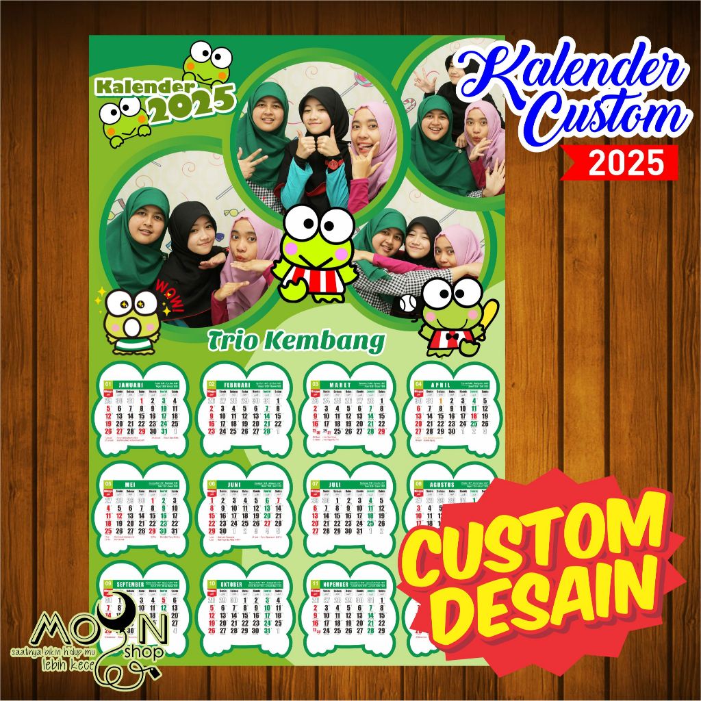 

Kalender 2025 Custom Simple Karakter