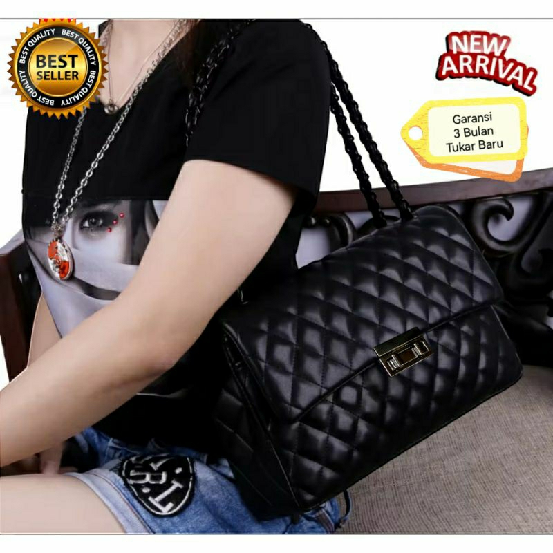 TAS MAXI YUNI SHARA  uku.besar TERLARIS.TAS BATAM IMPORT TAS WANITA TALI RANTAI