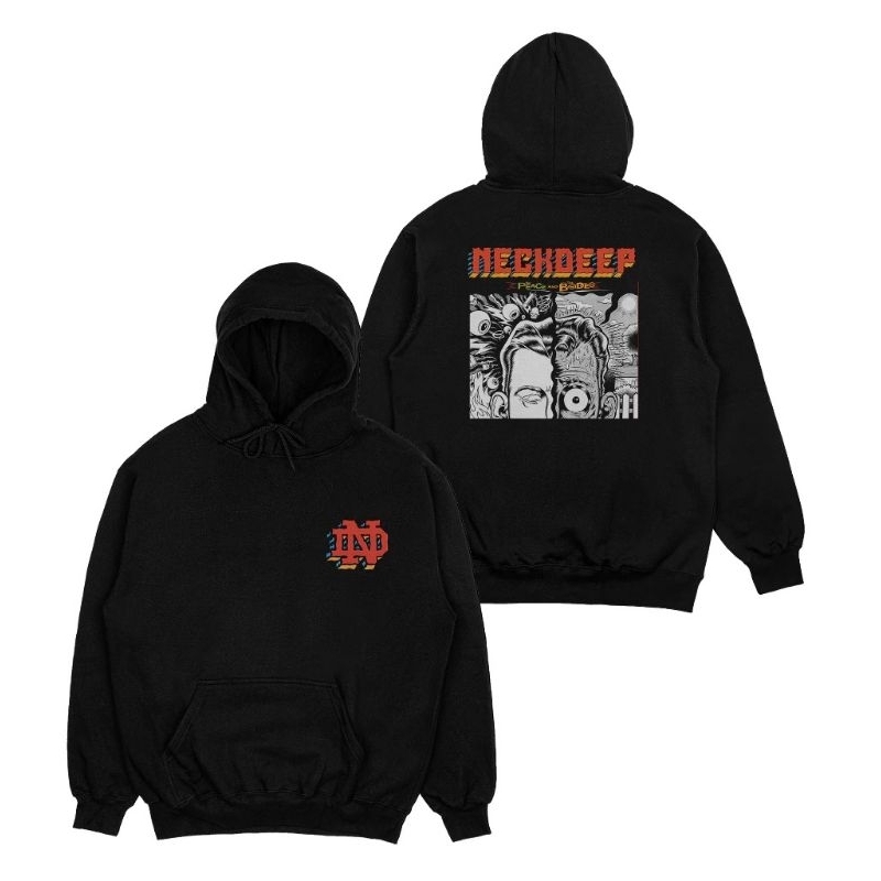 JAKET HOODIE NECKDEEP // jaket punk // jaket Rock // Hoodie Punkrock