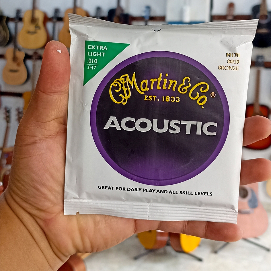 Senar Gitar Akustik Martin & Co Ukuran 0.10 Senar Gitar Import