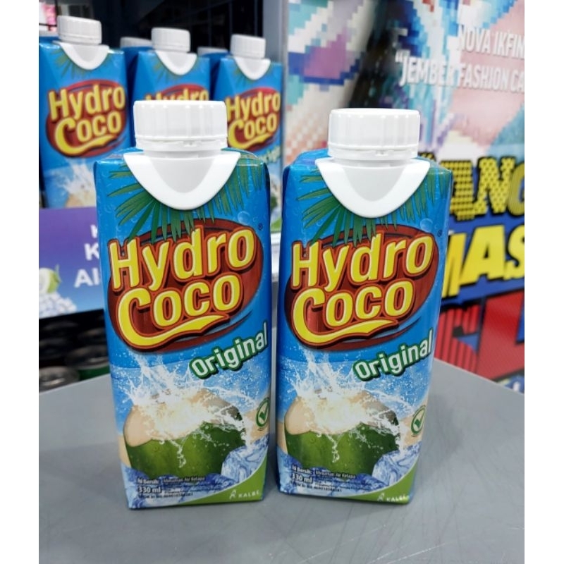 

Hydro Coco 330 ml 1 Dus isi 12 Pcs/ Air Kelapa Asli 100%