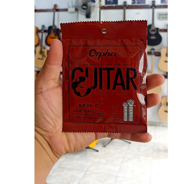 Senar Gitar Nilon Hitam Senar Orphee Senar Gitar Orphee Akustik Klasik