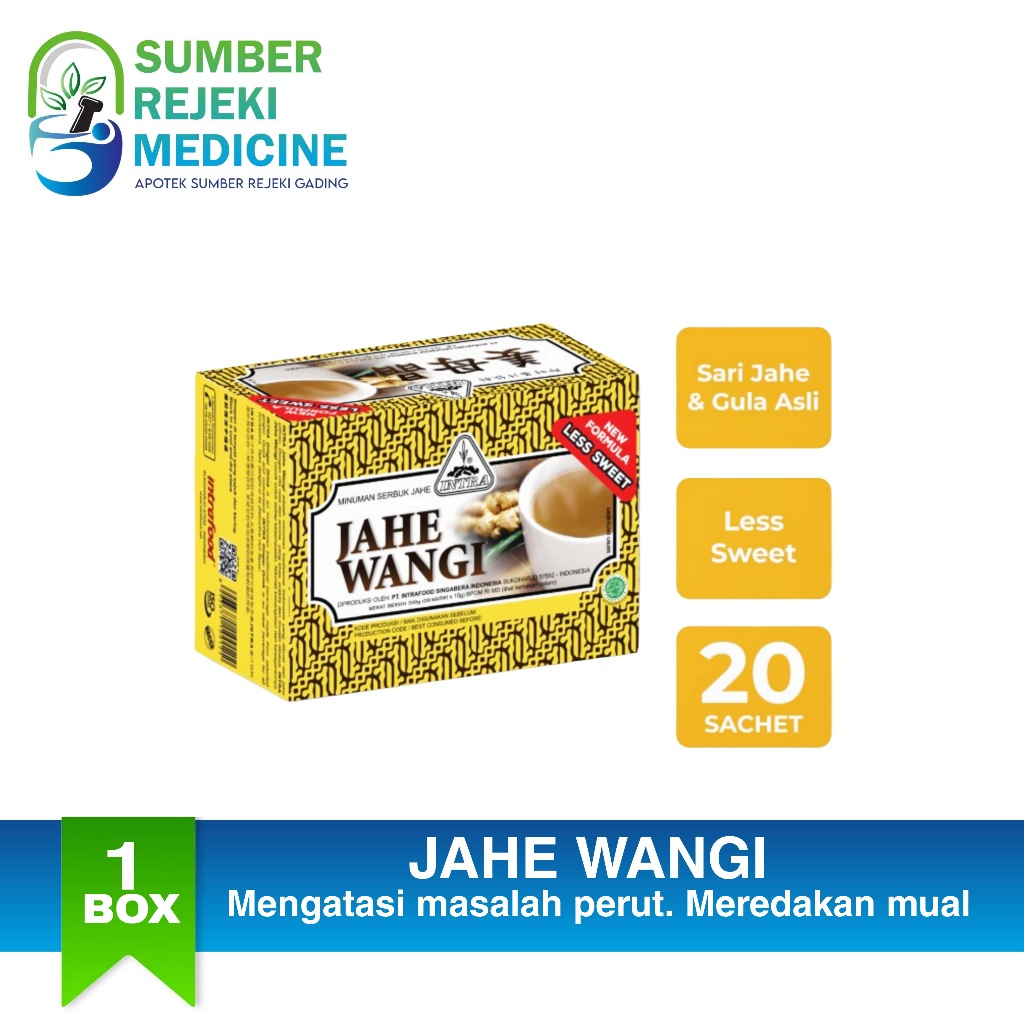 

Intra Jahe Wangi (Box) Isi 20 Sachet
