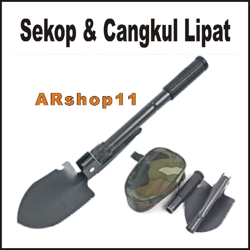 Sekop Lipat , Cangkul Mobil , Sekop Camping & Outdoor