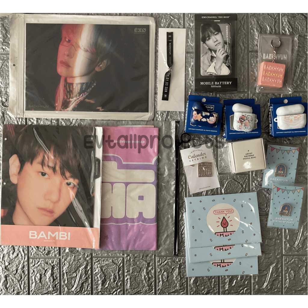 Baekhyun Powerbank 5000Mah EXO CHANNEL ‘The Best’ Japan Goods