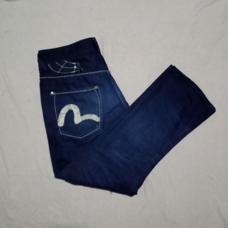 CELANA JEANS DENIM EVISU GENES