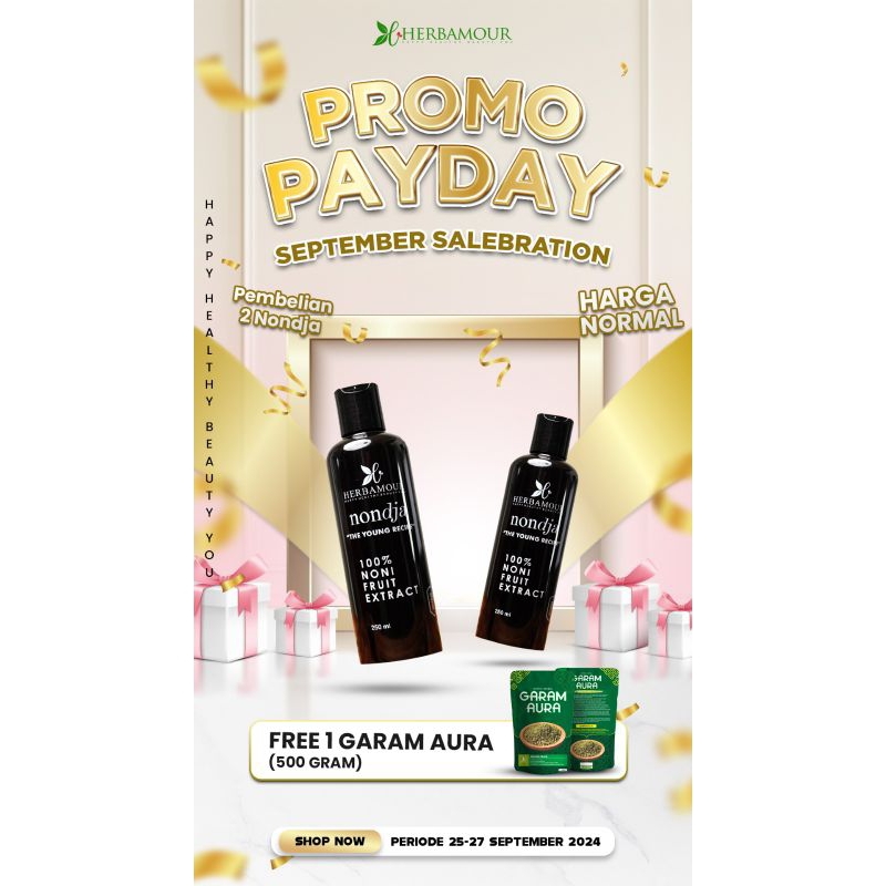 

PROMO PAY DAY SEPTEMBER SELEBRATION✨ NONDJA - HERBALOV