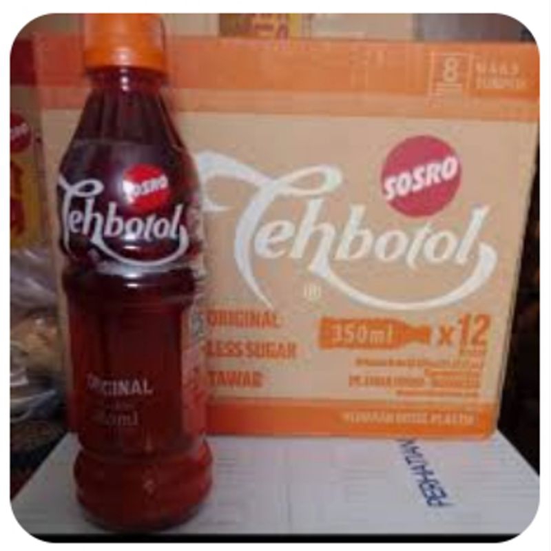 

teh botol pet/botol 350ml per dus isi 12 pcs