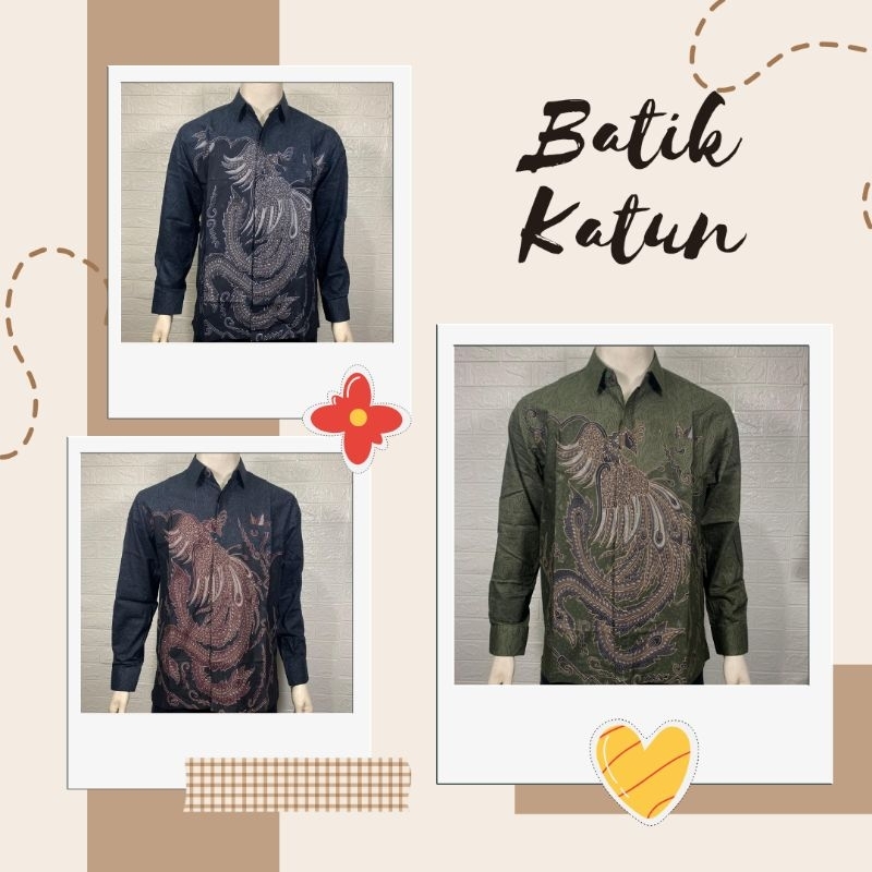 BATIK PRIA KATUN HALMAN PREMIUM 8391