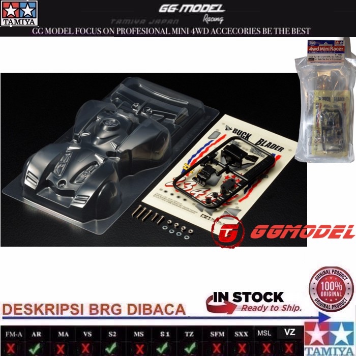 TAMIYA 15479 BUCK BLADER CLEAR BODY SET (POLYCARBONATE)