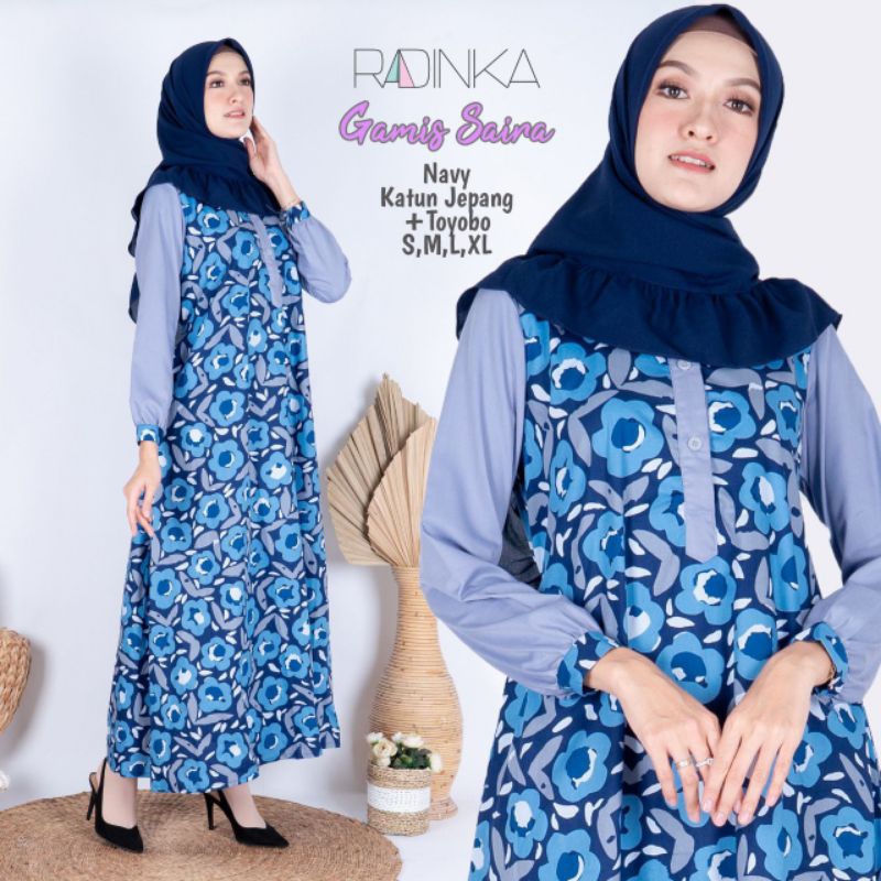 Baju Gamis Dewasa Baju Gamis Remaja Saira By Radinka Muslim