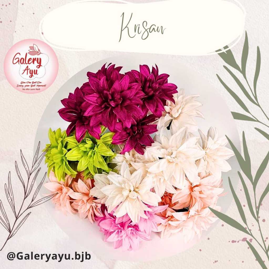 Bunga Krisan Artificial/Bunga Krisan Buket bunga