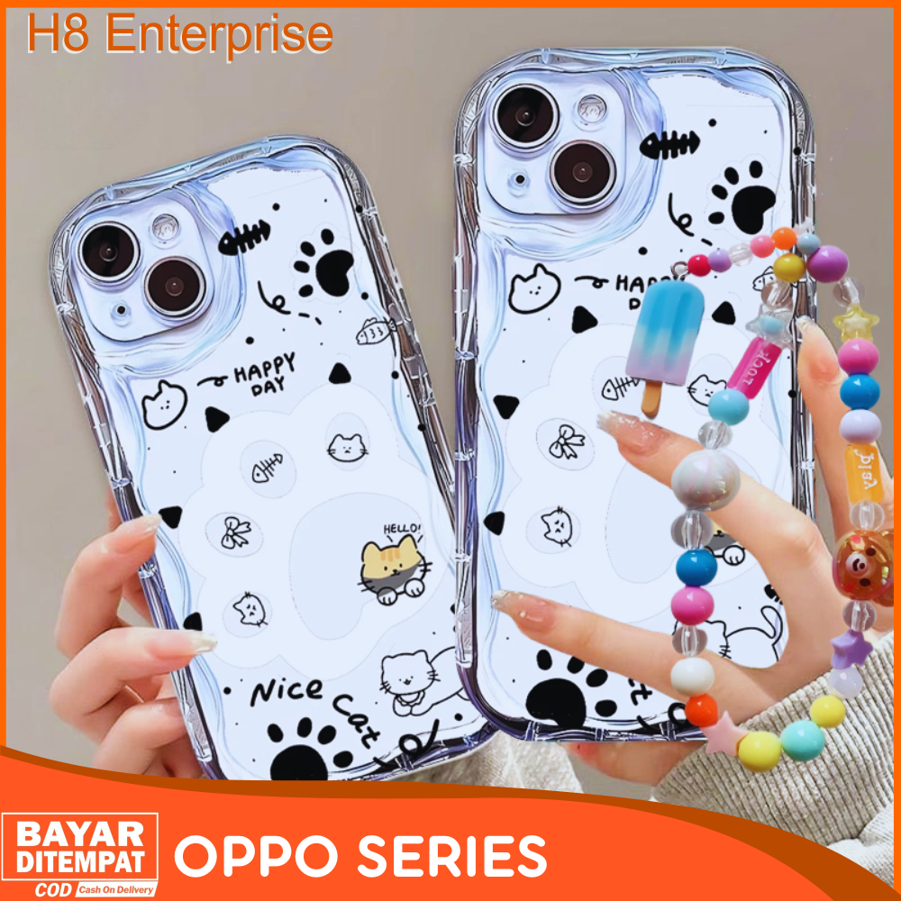 Case Oppo A1K A3S A5 A5S A5 2020 A7 A9 2020 A11K A12 A15 A15S A16 A16S A17 A17K A18 A38 A54S A58 4G 