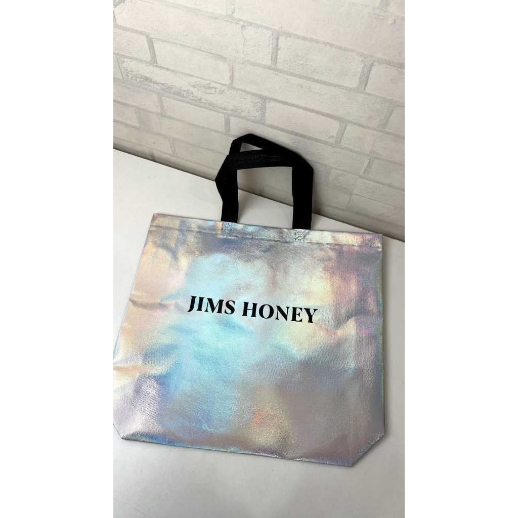 JIMS HONEY GOODIE BAG BESAR PINK tas belanja shopping bag go green murah kuat bahan spunbond