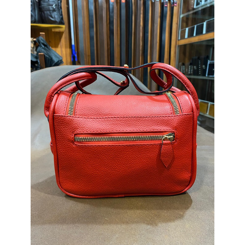 TAS KULIT SAPI MOTIF JERUK ASLI 100% GARUT