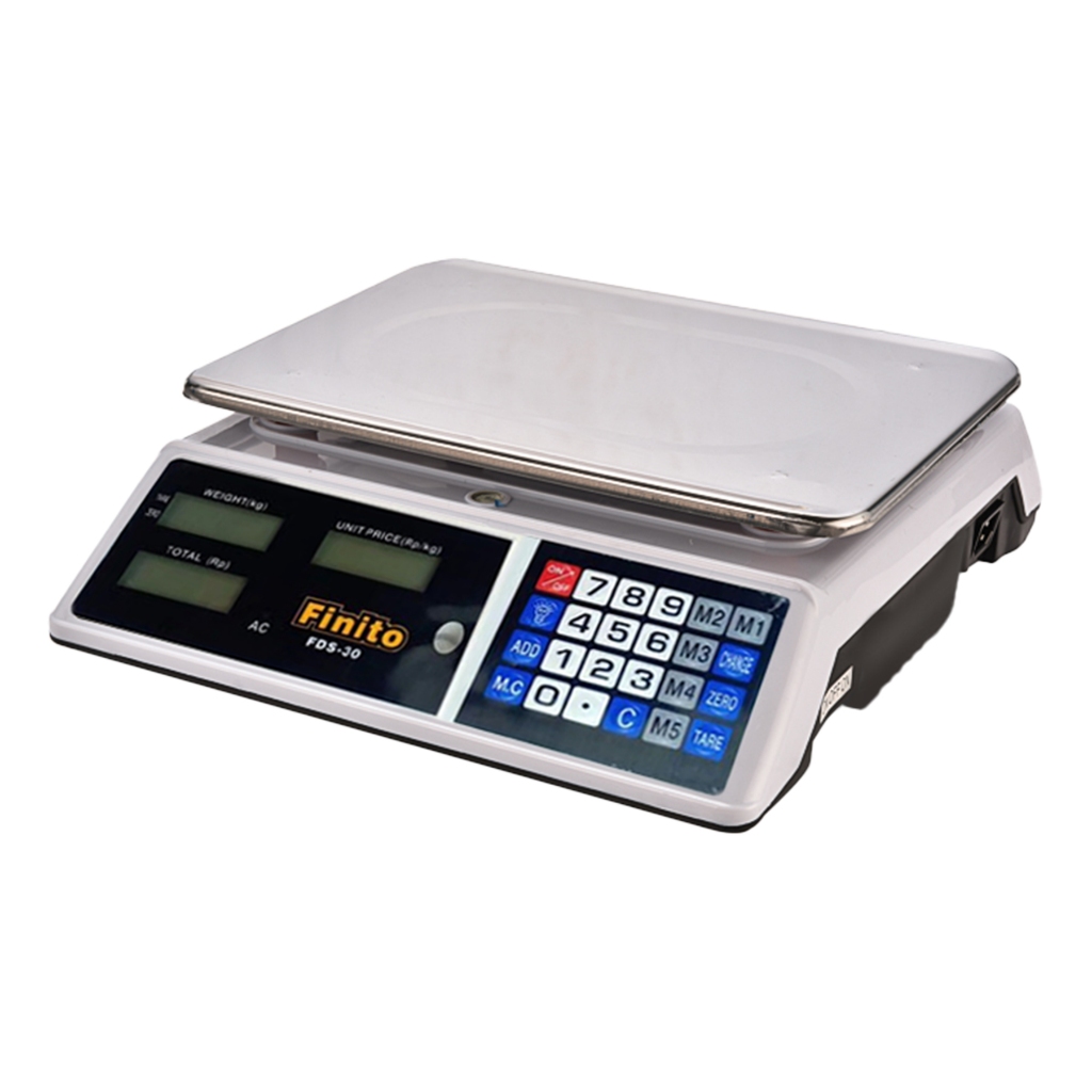 Timbangan Digital 30kg Double Display Timbangan Buah Finito FDS30 Garansi 1 Tahun