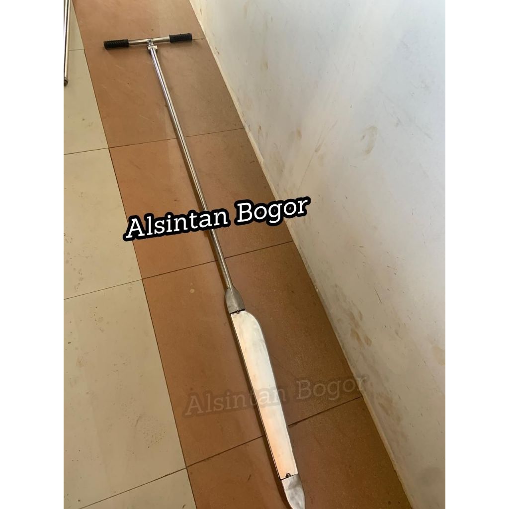 Bor Tanah Gambut Model Parang 1 Meter - Alat Bor Sampling Tanah Gambut