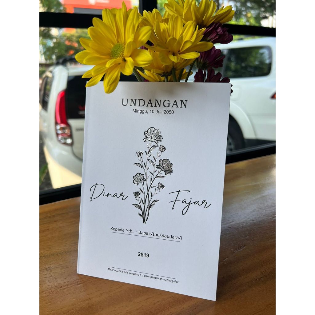 BLANGKO UNDANGAN KOSONG | KARTU UNDANGAN PERNIKAHAN HARGA GROSIR MURAH ERBA 2519 - HARGA MURAH TAMPI