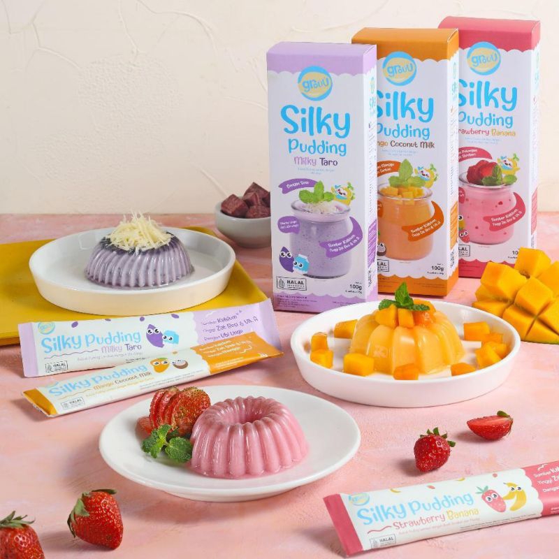 

Ay00! Grouu Silky Puding 8+ Puding MPASI 100 Gr