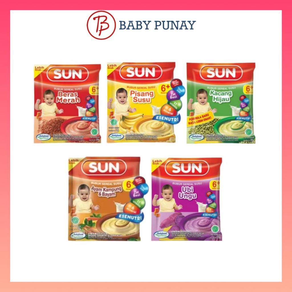 SUN Bubur Sereal Bayi Sachet/ Mpasi Bayi / Bubur Bayi / Bubur Sereal Sachet