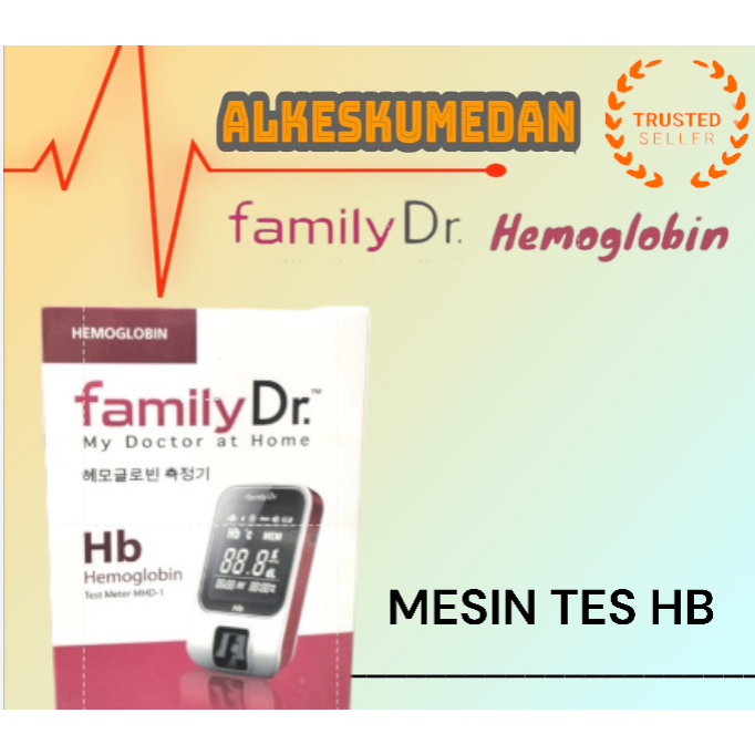 Family Dr Mesin Tes Hb Hemoglobin/Alat Cek Hemoglobin