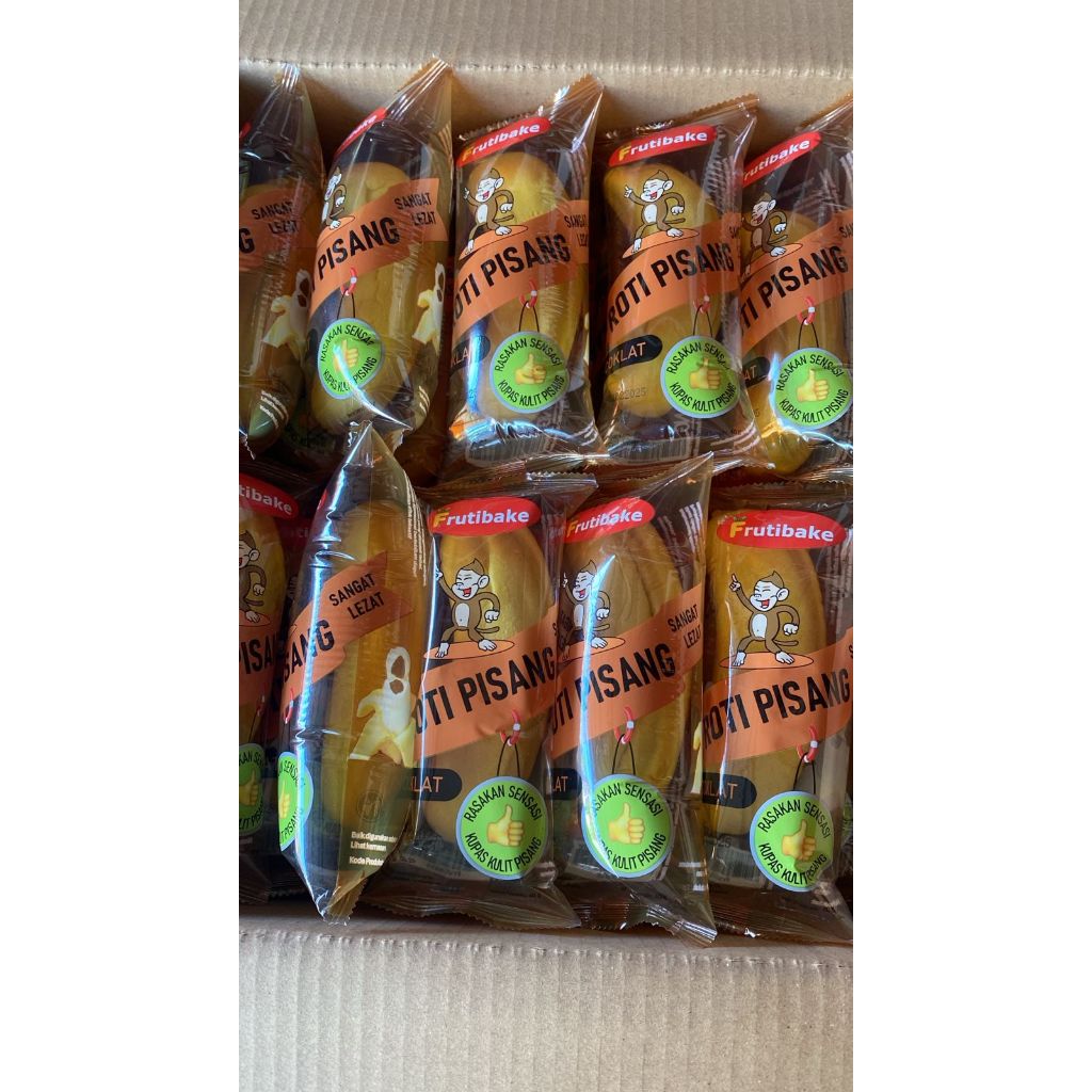 

Roti Pisang FruitBake coklat 1Dus isi 60pc
