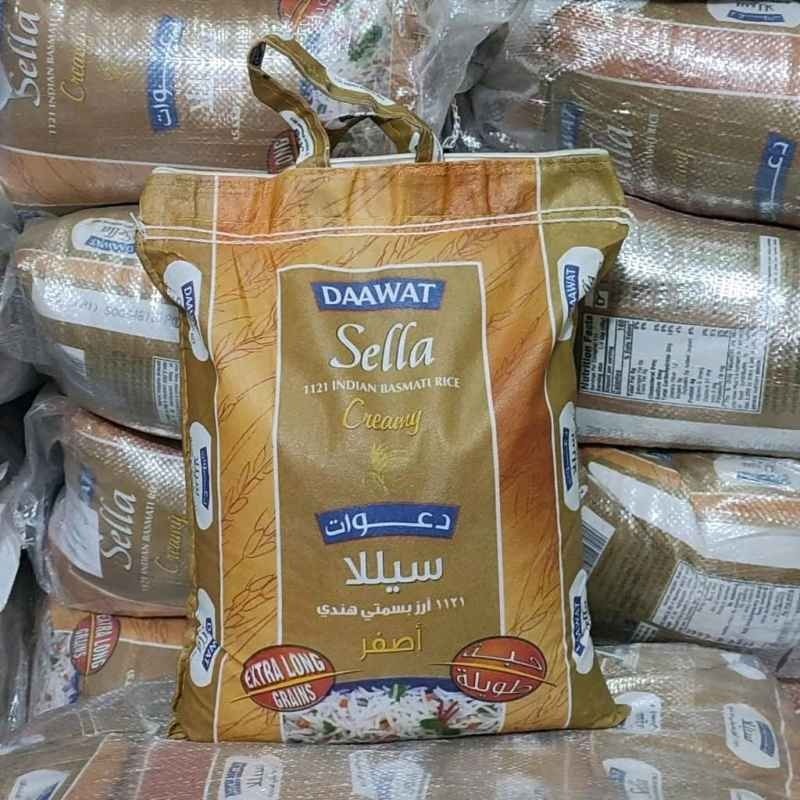 

pekanbaru / Daawat Sella Beras Basmati / bahan pokok nasi / kebutuhan memasak / makanan / 5kg 5000gr
