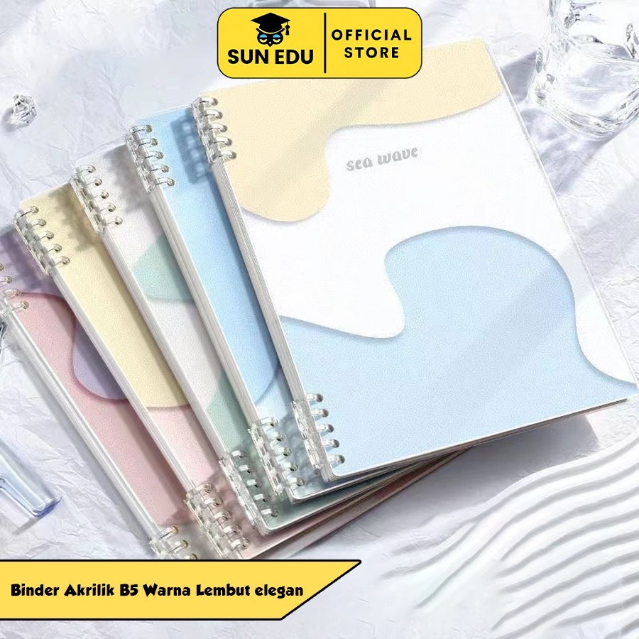 

Buku Catatan B5 Buku Tulis Sekolah Lucu Ring Notebook Aesthetic Lose Leaf Binder