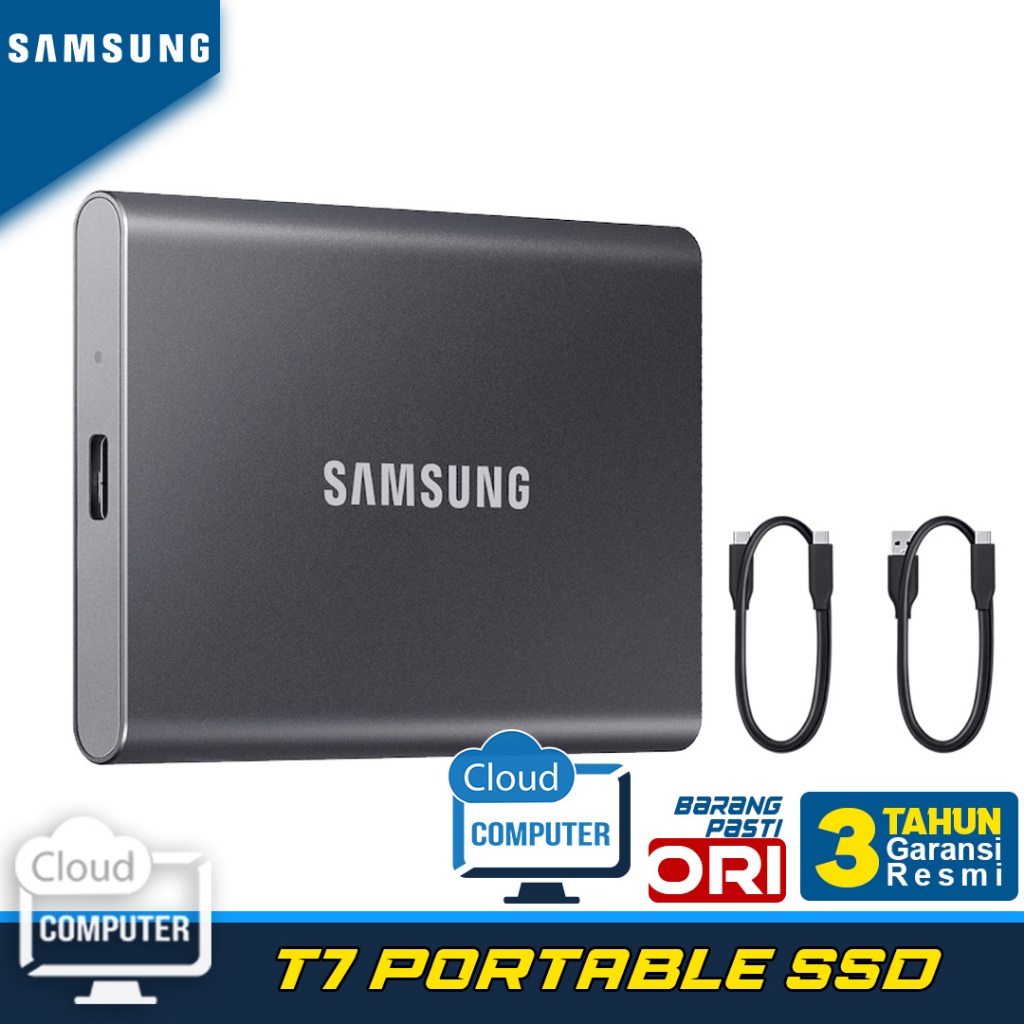 Samsung T7 2TB SSD Portable / External Asli Original Bergaransi Resmi