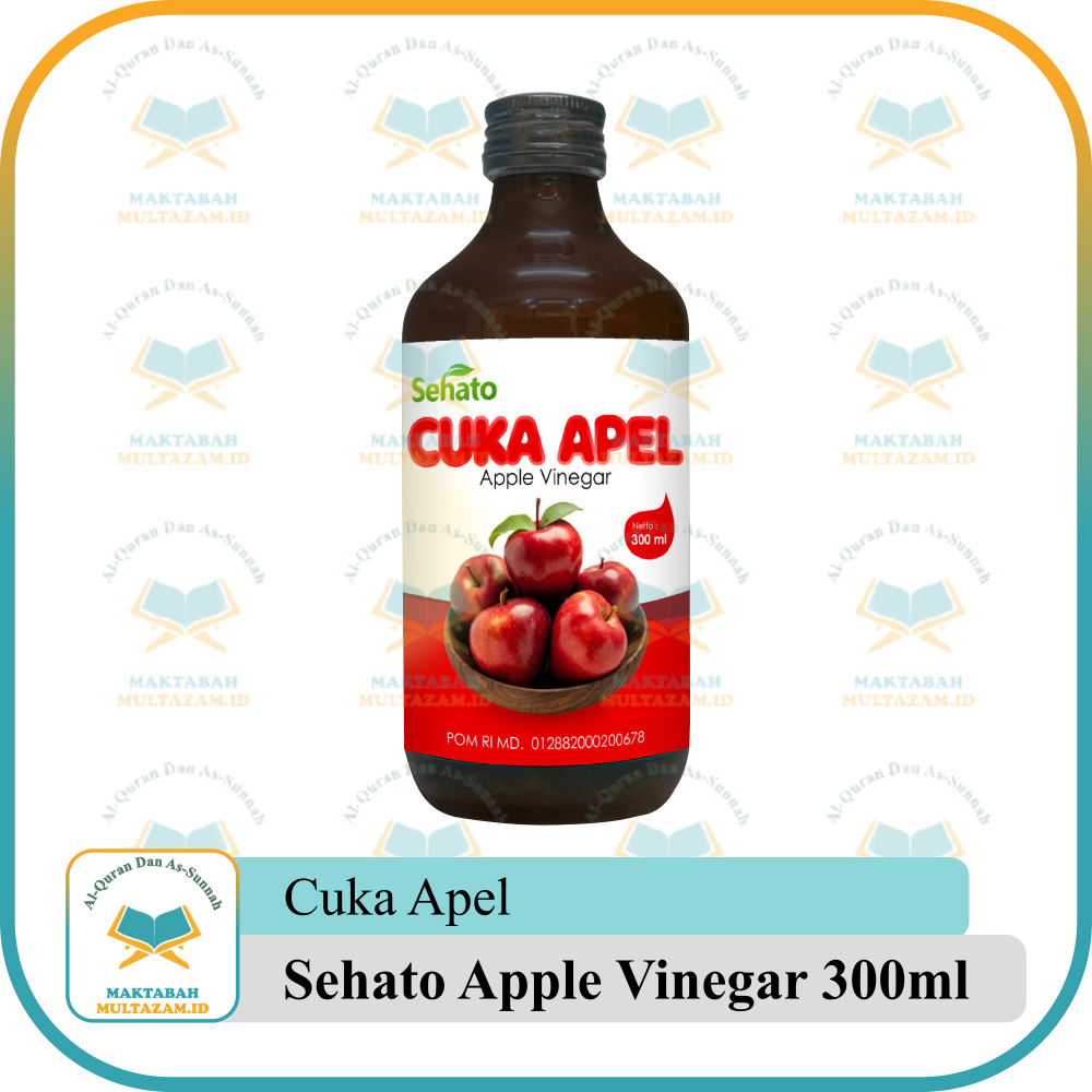 Cuka Apel 300ml Sehato Apple Vinegar Original | Cuka Apel Sehato 300 ml Halal