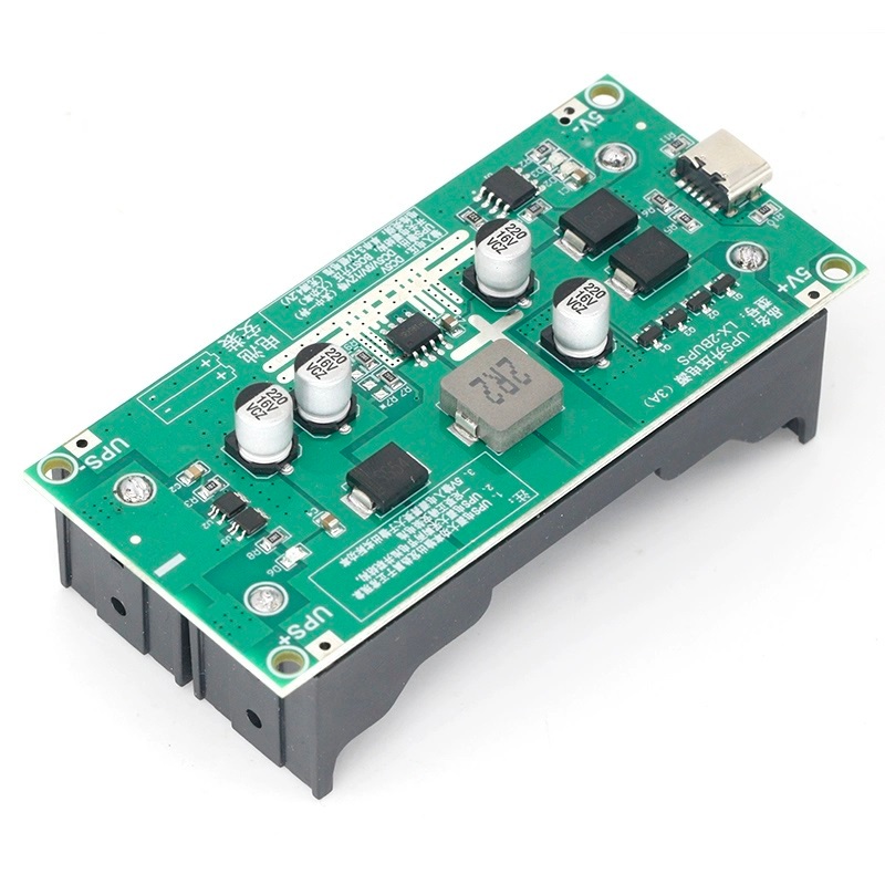 Modul DIY UPS Mini Charger Charging Baterai Battery 18650 DC-DC Step Up IN 5V 3A USB C 15W Out 12V