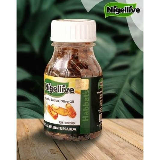 Nigella Sativa Habbatusauda - Habbatusauda Nigellive Minyak Habbatusauda 200 Kapsul