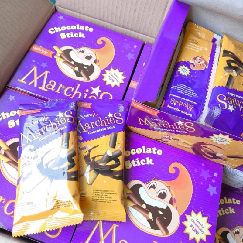

kartika sari Marchies chocolate stick 12pcs