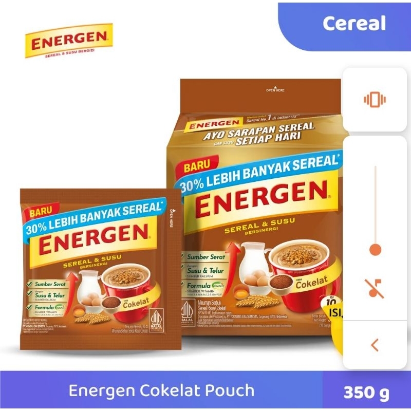 

energen coklat 10 x 35gr
