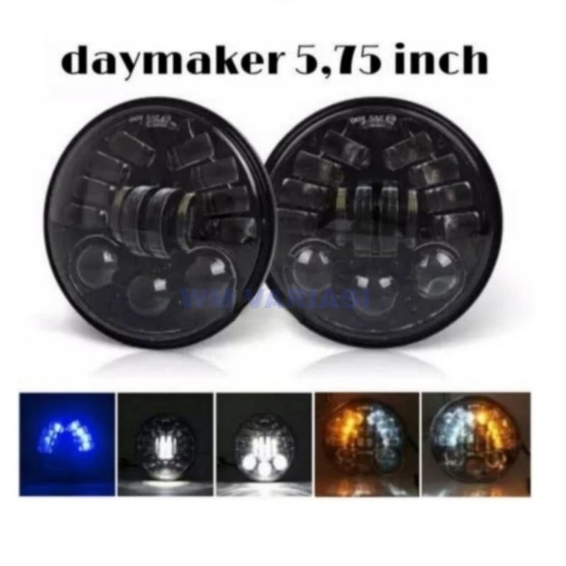 LED Daymaker 5,75" Lampu Utama Daymaker 5,75 Inch Lampu Depan 5,75 inc Motor