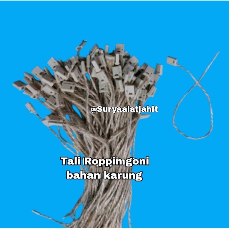 

Tali Hang Tag Rami Goni coklat (1ikat+/-100pcs) =rp.14.500/1ikat