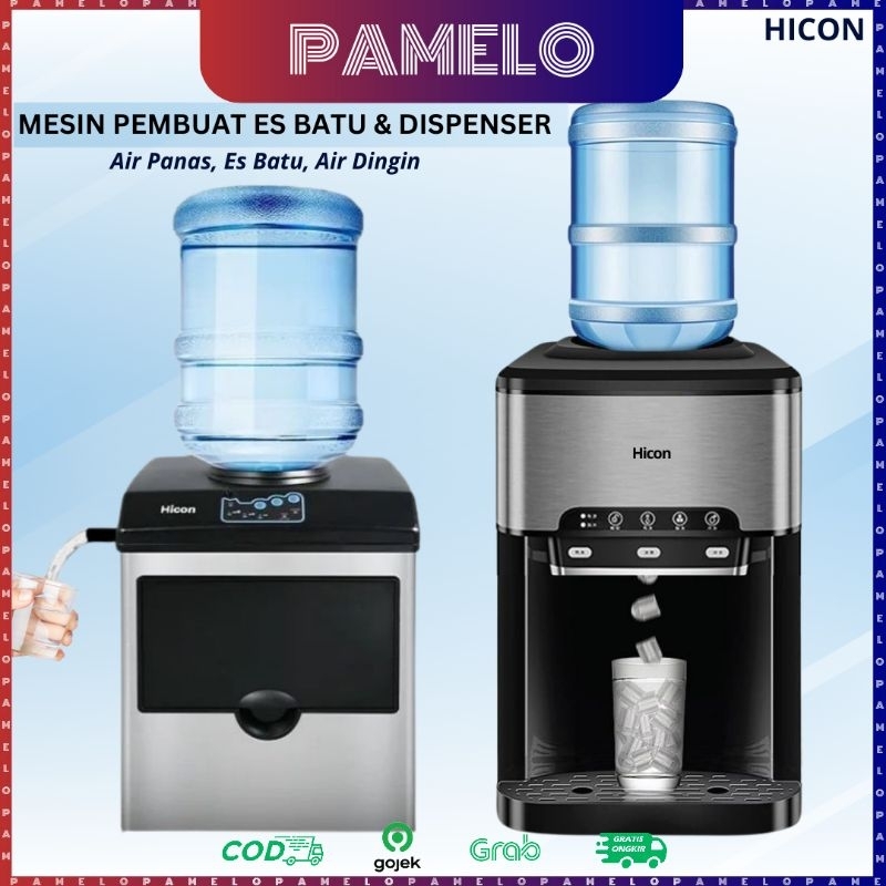 (READY TIDAK PO) Ice Maker Dispenser Es batu Dingin dan Panas // Mesin Pembuat Es Batu Multifungsi