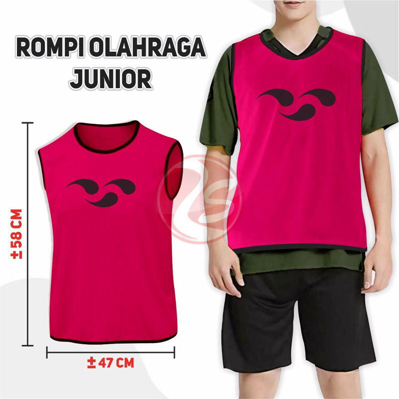 rompi sepak bola rompi futsal anak rompi training kaos tanpa lengan sepakbola
