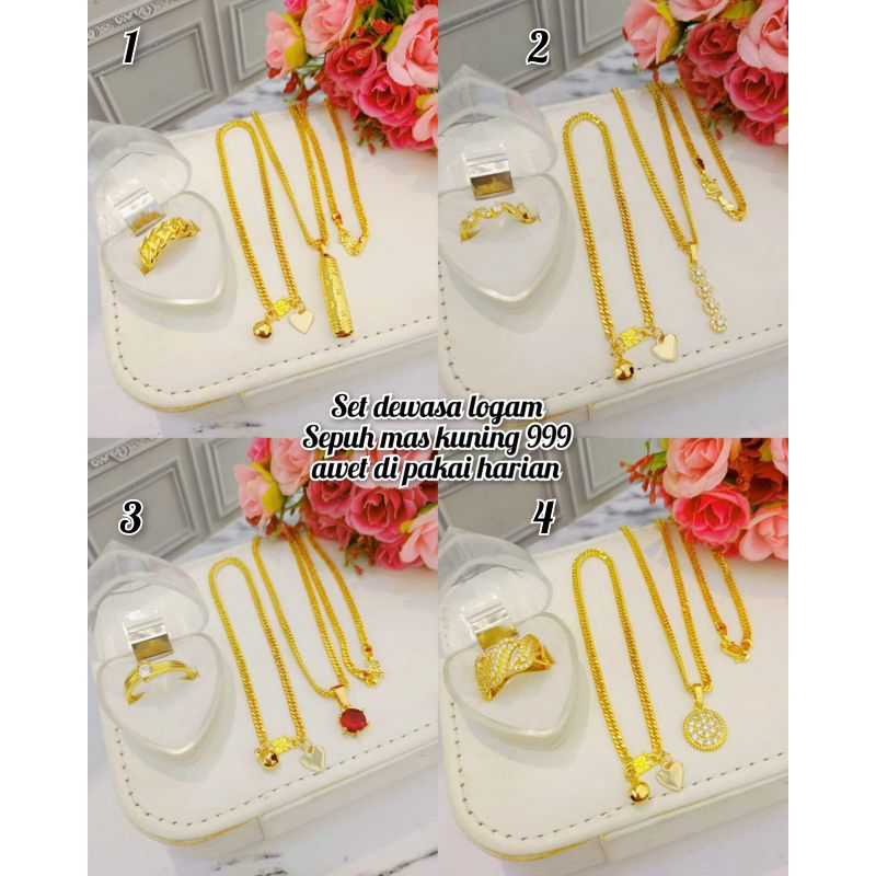 set perhiasan koin 91