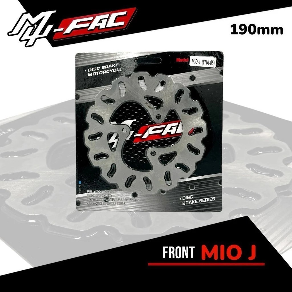 Disc piringan Depan MUFAC Cakram Yamaha MIO 200mm MIO j 190mm Standar Model Gerigi Polos