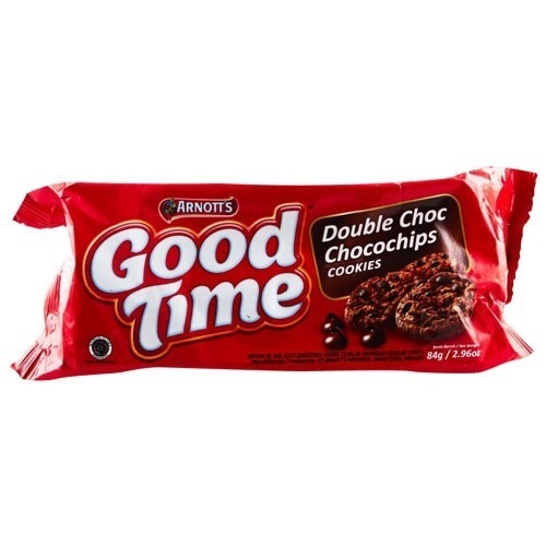 

Good Time Cookies Chocochips Double Choc (72g)