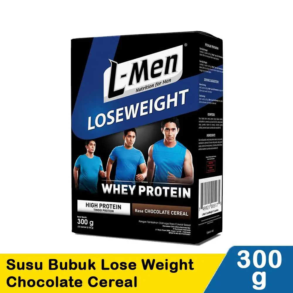 

l-men susu loseweight coklat cereal 12x25gr