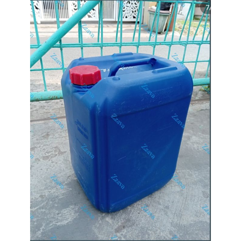 Jerigen 20 liter (Schutz) Bekas / Teng ex Sabun warna Biru