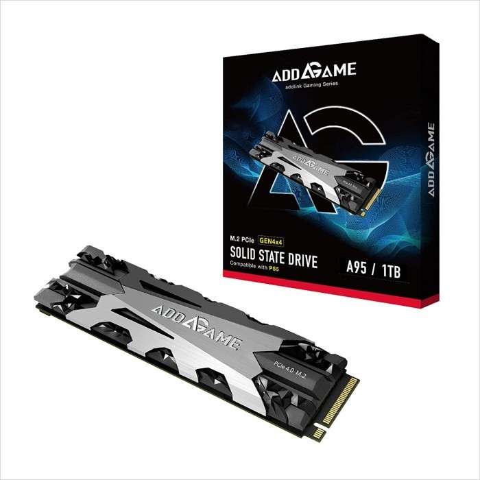 SSD ADDLINK A95 1TB PCIE GEN4x4 M2 NVME M.2 HEATSINK (PLAYSTATION PS5)