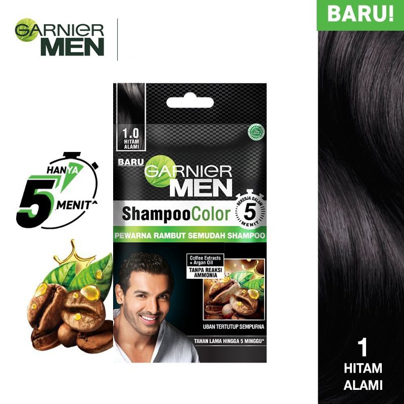 GARNIER MEN Shampoo Hair Color 20 ml